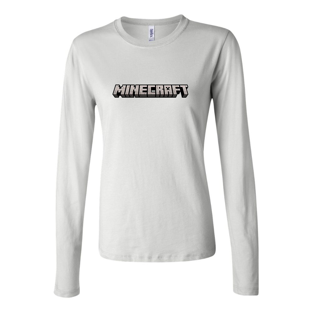 Women's Minecraft Game Long Sleeve T-Shirt