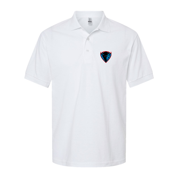 Men's DePaul Blue Demons Dry Blend Jersey Polo