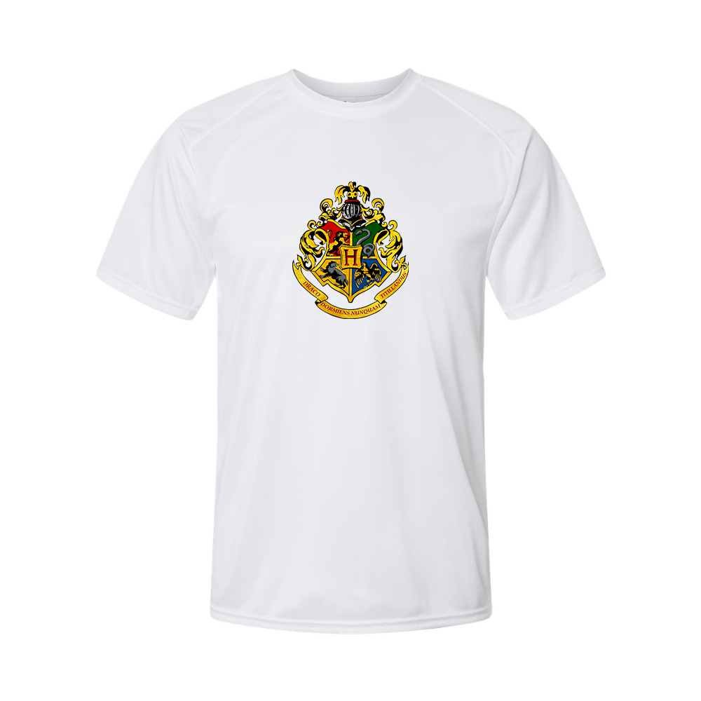 Men's Hogwarts Emblem Harry Potter Movie Polyester T-Shirt