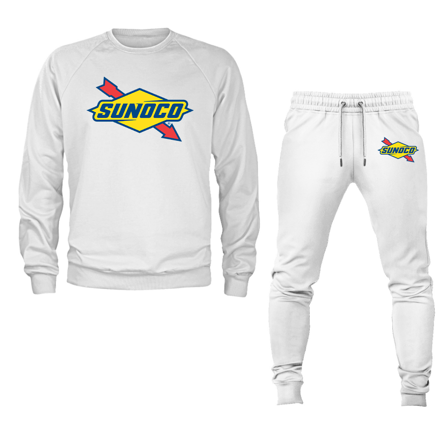 Men's Sunoco Gas Station Crewneck Sweatshirt Joggers Suit