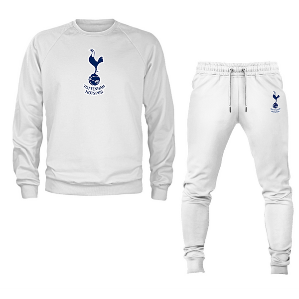 Men’s Tottenham Hotspur F.C. Soccer Logo Crewneck Sweatshirt Joggers Suit