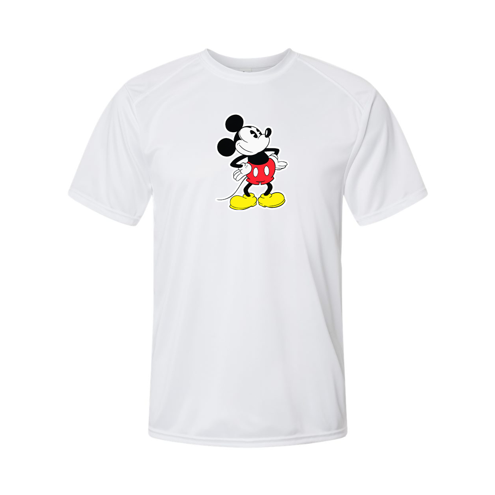 Men's Mickey Mouse Cartoon Polyester T-Shirt