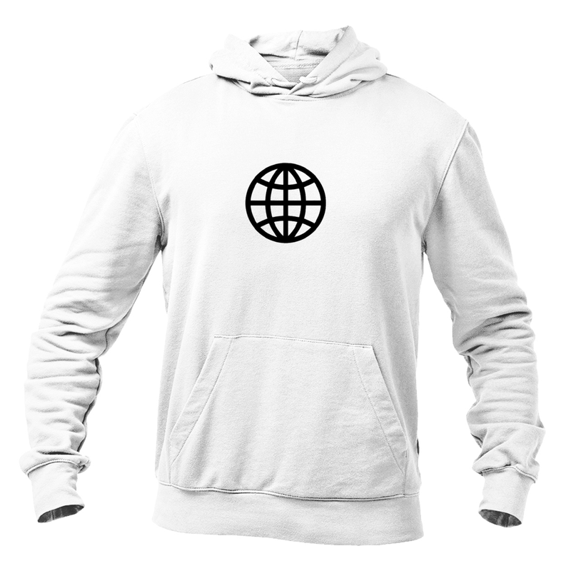 Men's Internet Globe Softstyle Midweight Hooded Sweatshirt