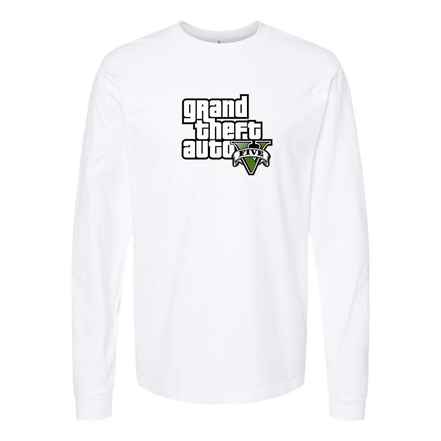 Men's GTA 5 Grand Theft Auto V Long Sleeve T-Shirt Game