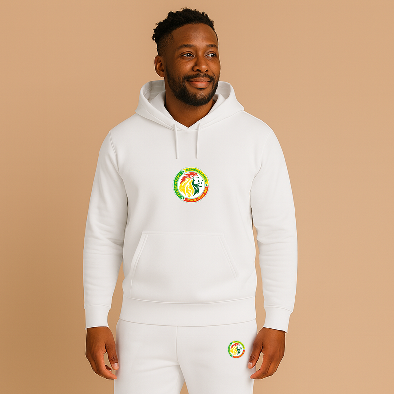 Men's Senegal National Soccer Team Hoodie Joggers Set