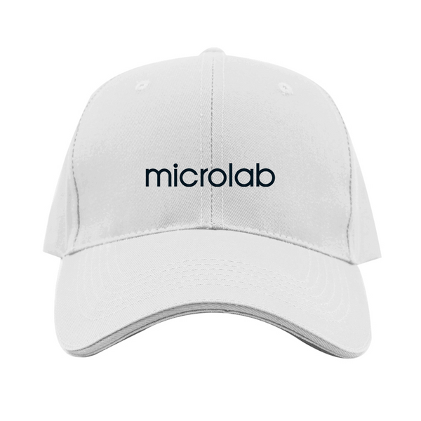 Microlab Logo  Dad Baseball Cap Hat