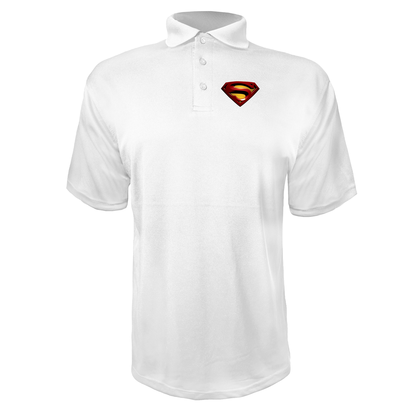 Men's Superman Superhero Polyester Polo