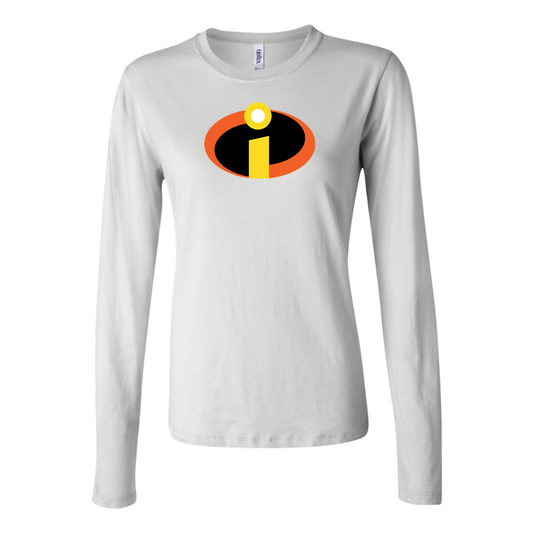 Women's The Incredibles Cartoon Long Sleeve T-Shirt