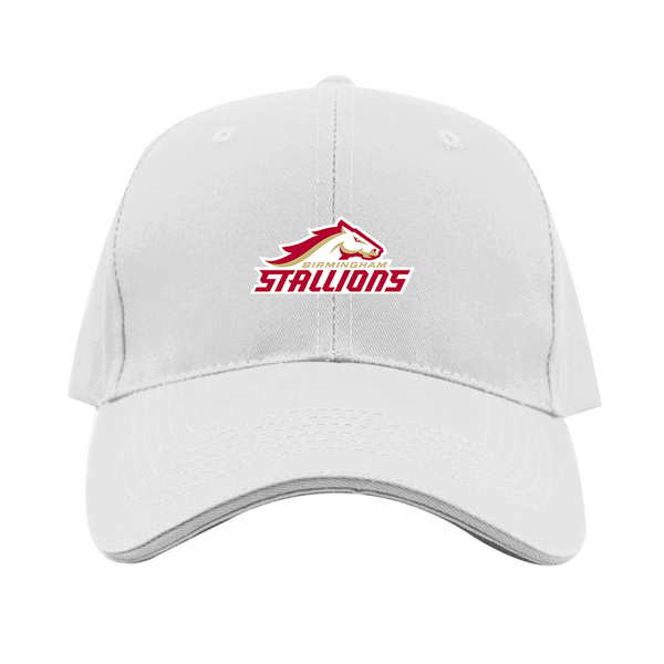 Birmingham Stallions Logo  Dad Baseball Cap Hat