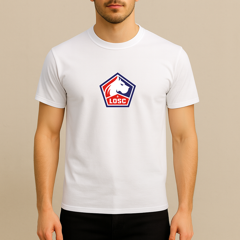 Men's Lille Olympique FC Cotton T-Shirt