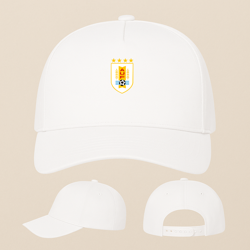 Uruguay National Soccer Team Five Panel Twill Snapback Cap