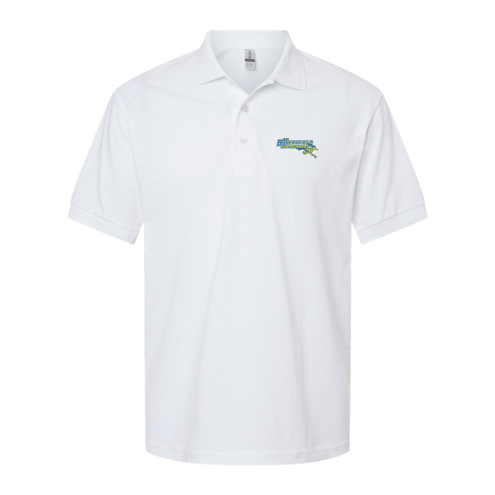Men's CSU-Bakersfield Roadrunners Dry Blend Jersey Polo - White