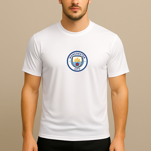 Men's Manchester City Soccer Polyester T-Shirt