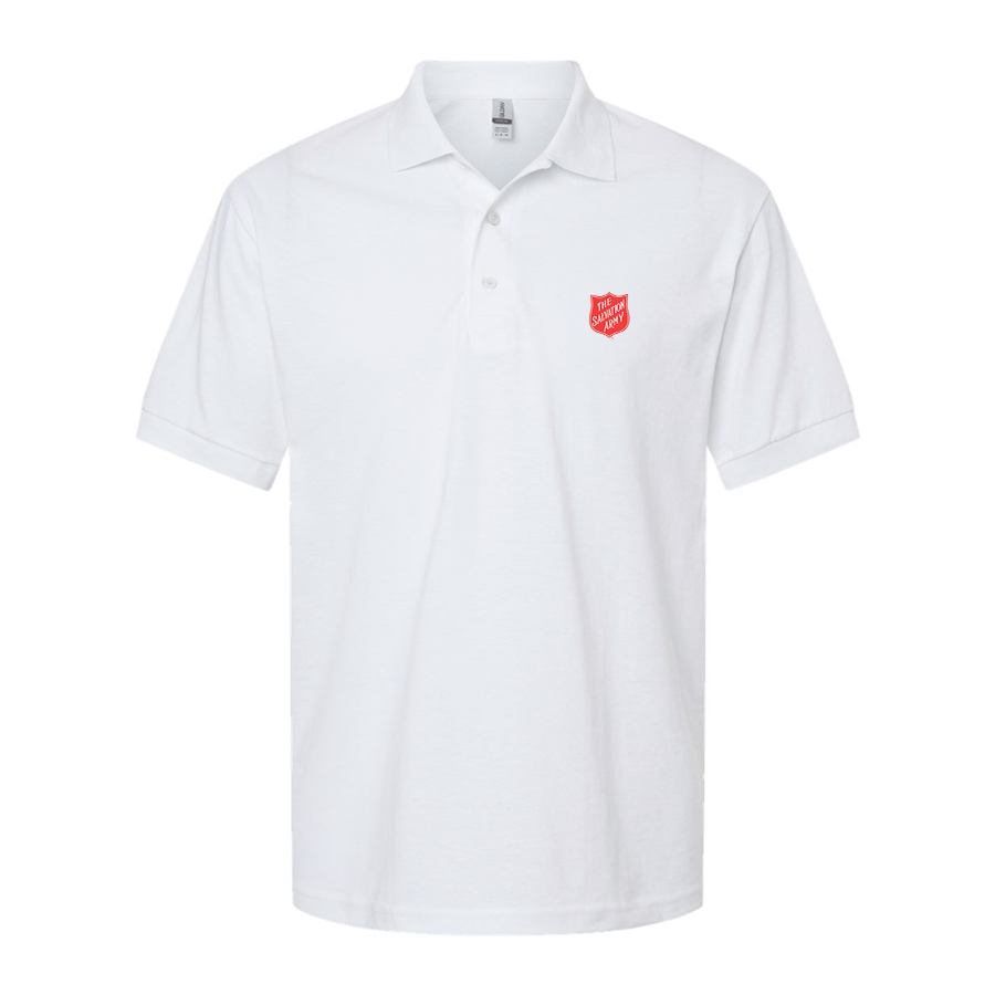 Men's The Salvation Army Dry Blend Jersey Polo - White