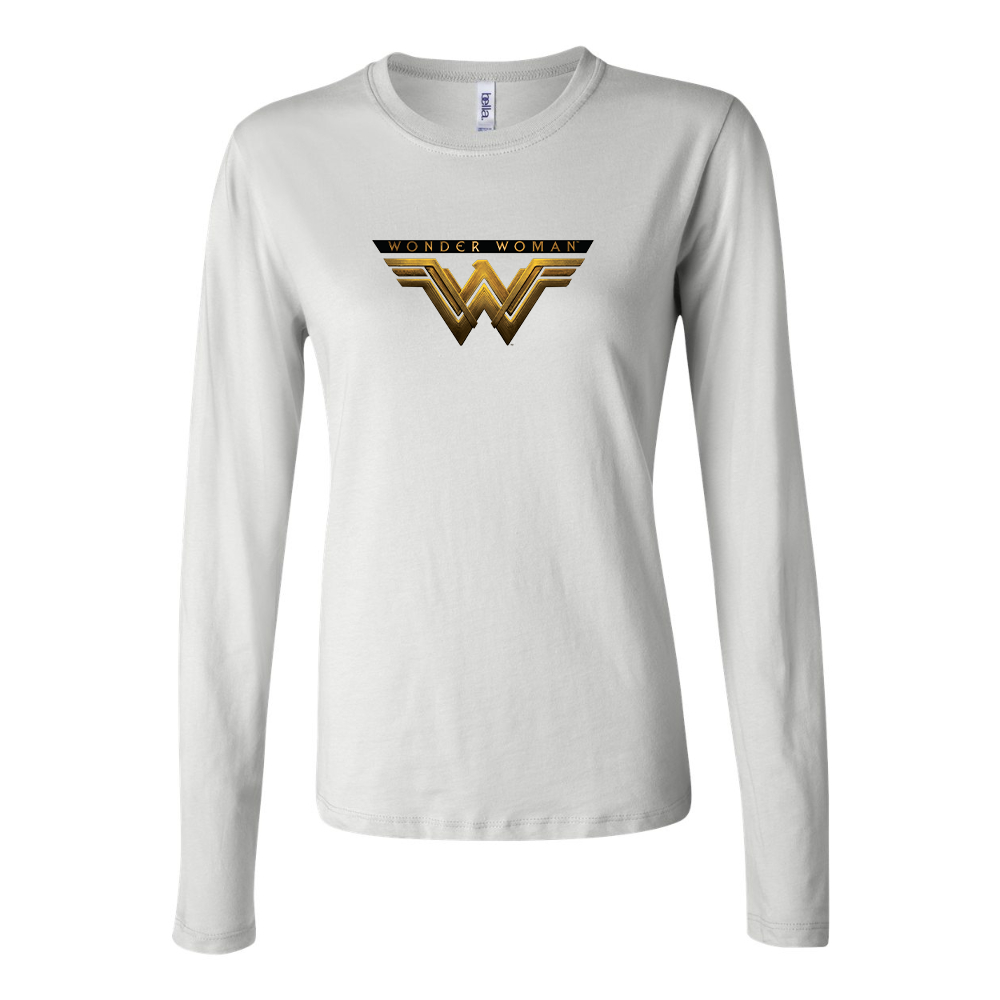 Women's Wonder Woman DC Superhero Long Sleeve T-Shirt