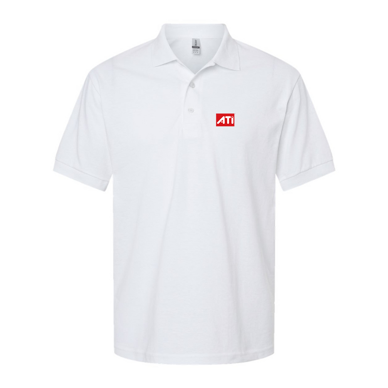 Men's ATI Logo Dry Blend Polo