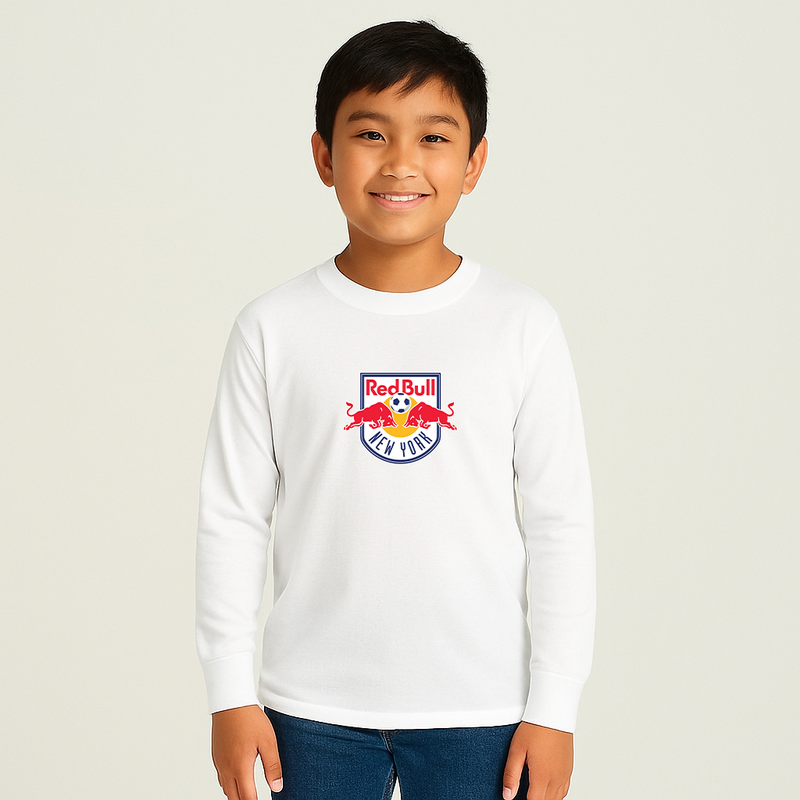 Youth Kids New York Red Bulls FC Long Sleeve T-Shirt