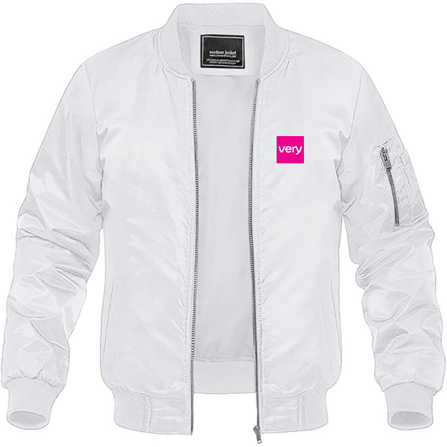 Men's Very Logo Lightweight Bomber Jacket