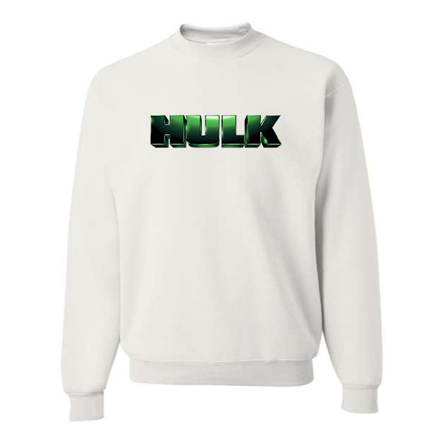 Men's The Hulk Marvel Superhero Crewneck Sweatshirt