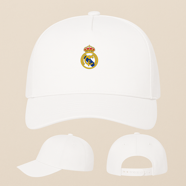 Real Madrid Soccer Five Panel Twill Snapback Cap