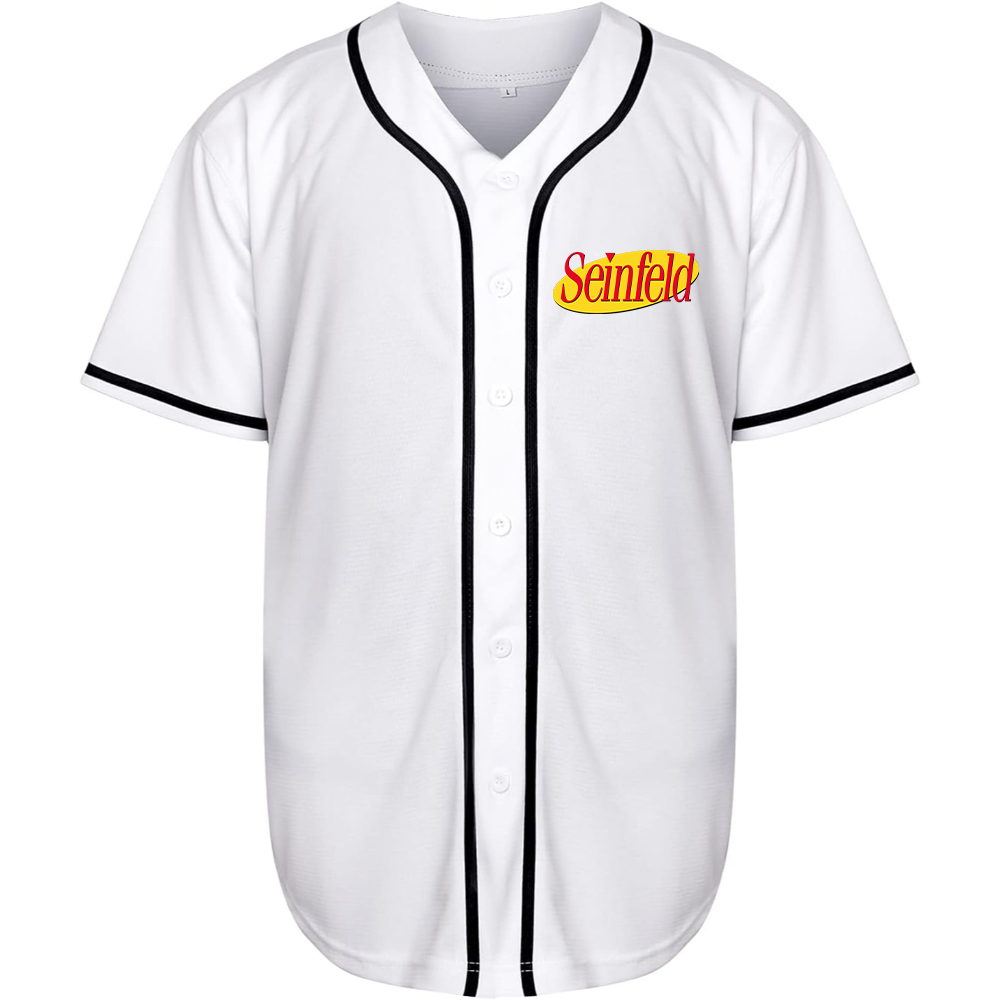 Men's Seinfeld Sitcom Show Baseball Jersey