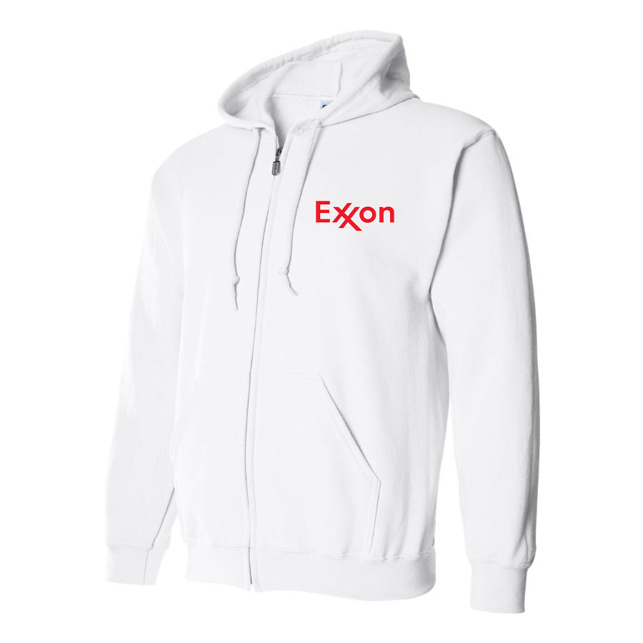 Men's Exxon Gas Station Zipper Hoodie