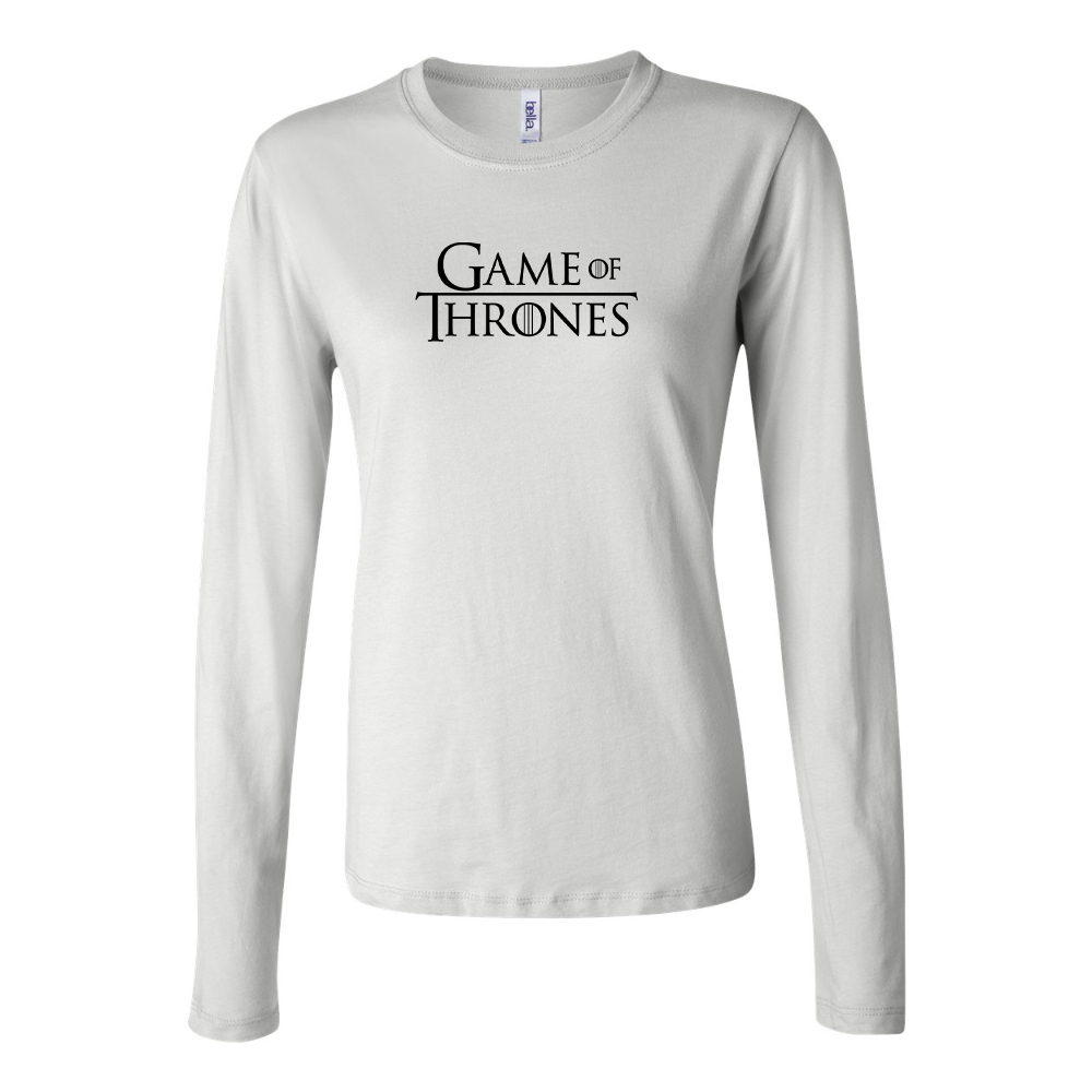 Women's Game of Thrones TV Show Long Sleeve T-Shirt