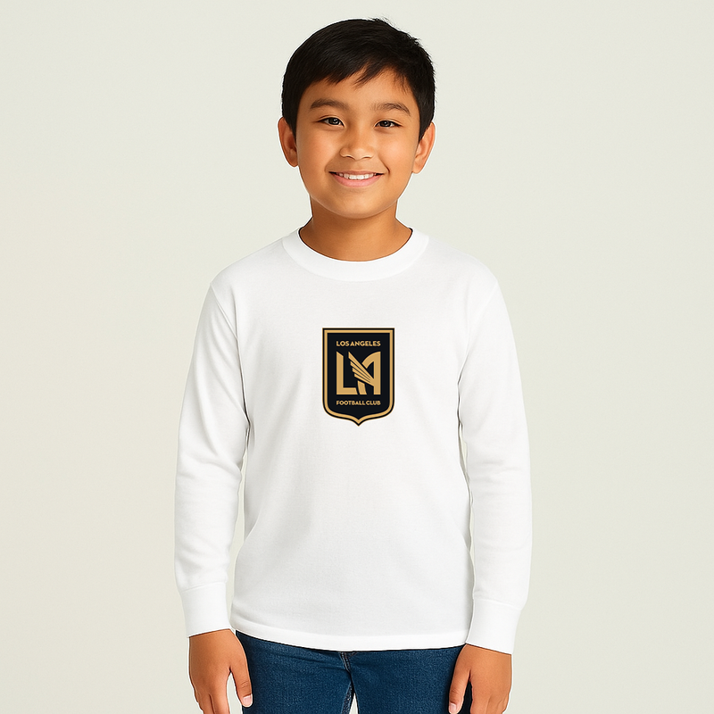 Youth Kids LAFC Los Angeles Football Club Long Sleeve T-Shirt