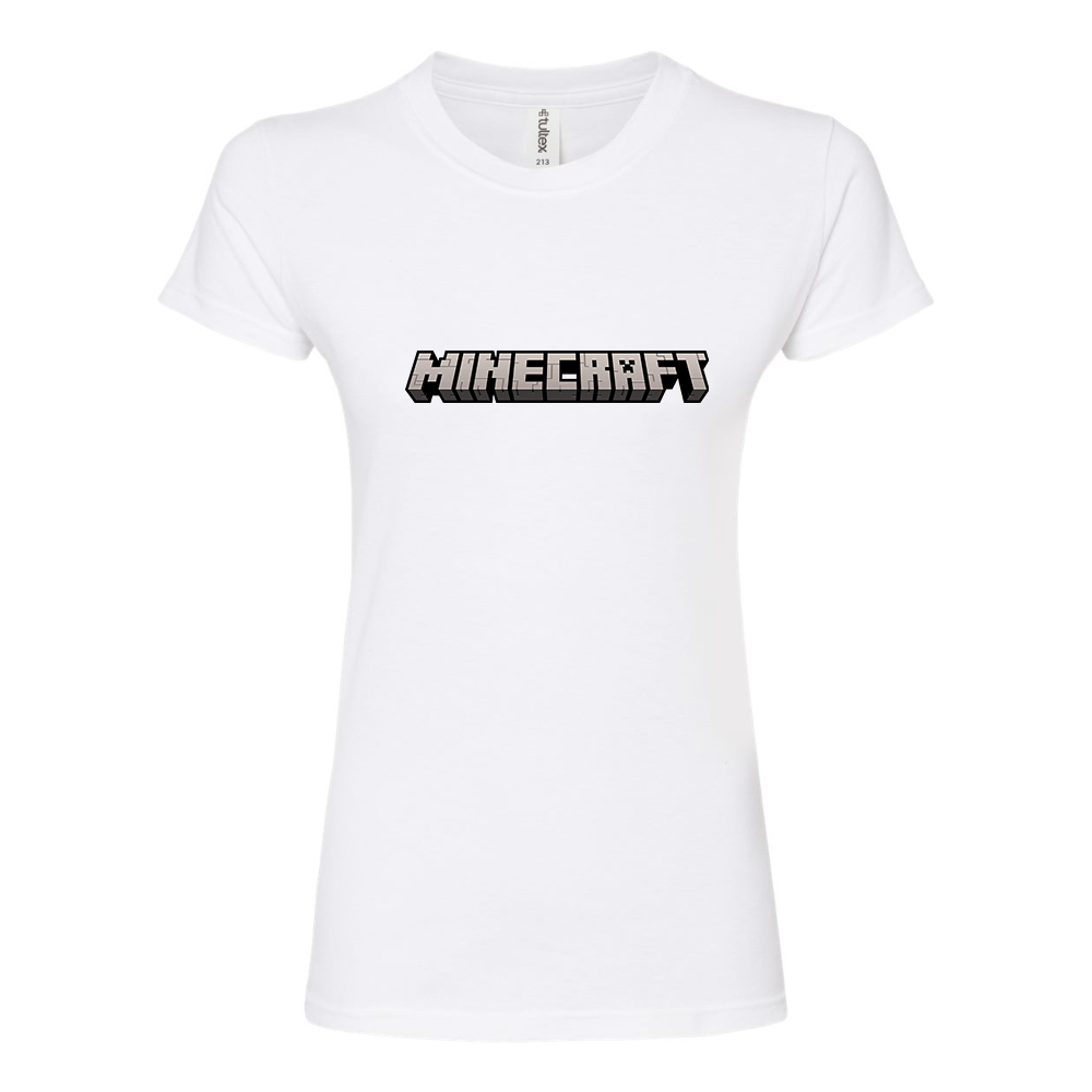 Women's Minecraft Game Round Neck T-Shirt