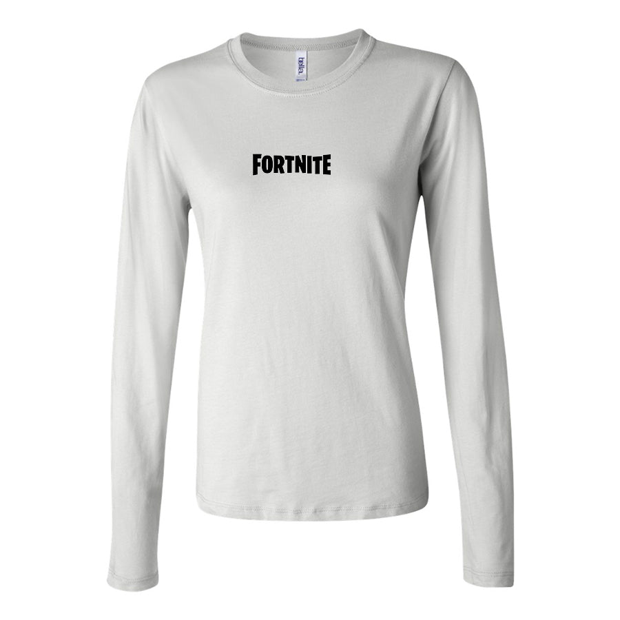 Women's Fortnite Battle Royale Game  Long Sleeve T-Shirt