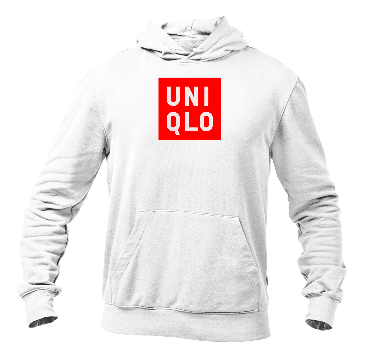 Men's Uniqlo Logo  Pullover Hoodie