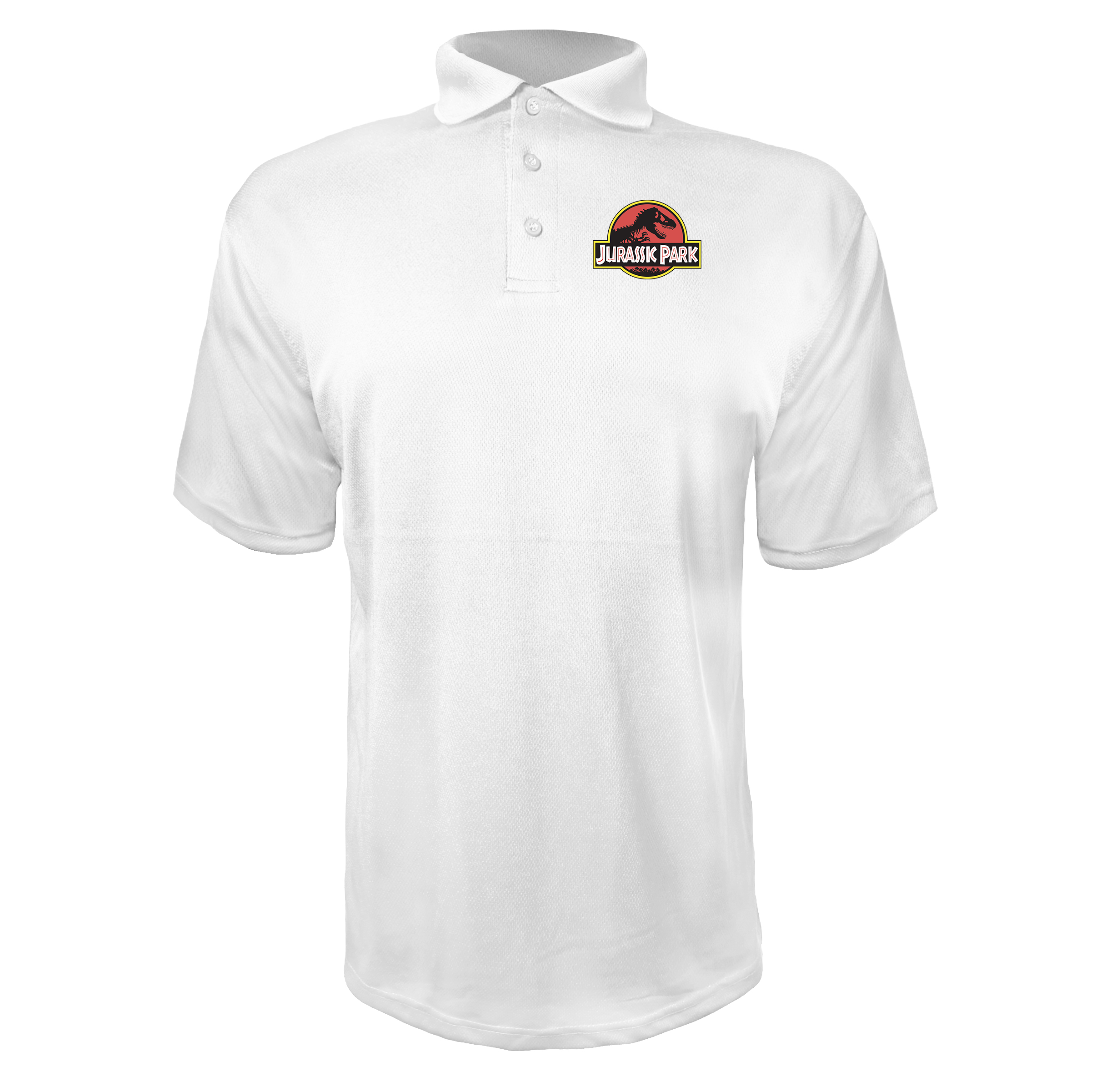 Men's Jurassic Park Movie Polyester Polo
