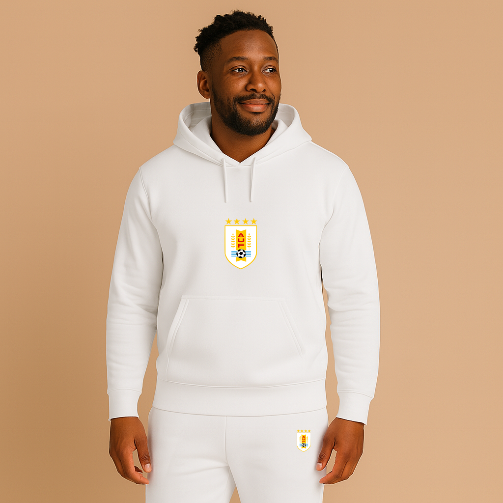 Men's Uruguay National Soccer Team Hoodie Joggers Set