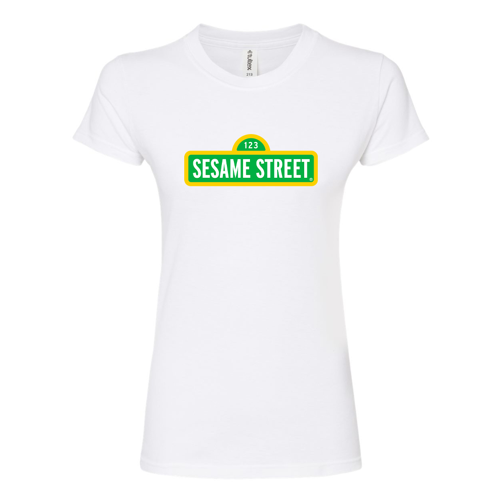 Women's Sesame Street Show Round Neck T-Shirt