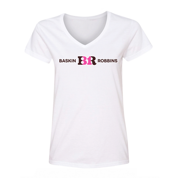 Women's Baskin-Rоbbins V-Neck T-Shirt