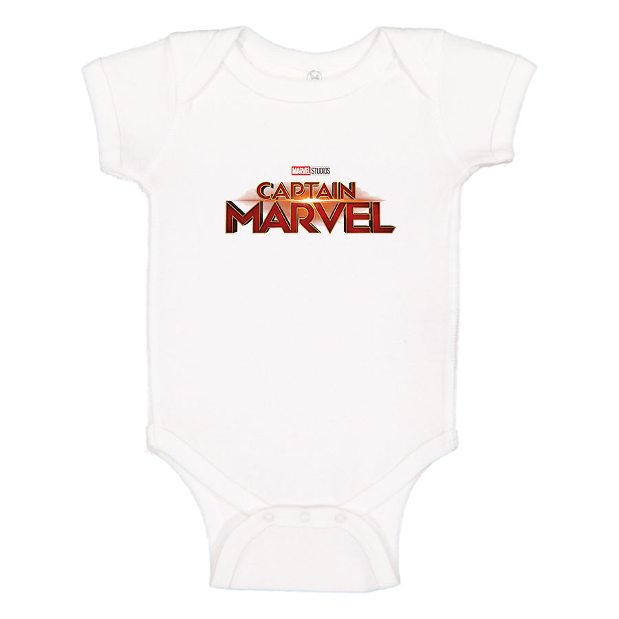 Captain Marvel Superhero  Baby Romper Onesie
