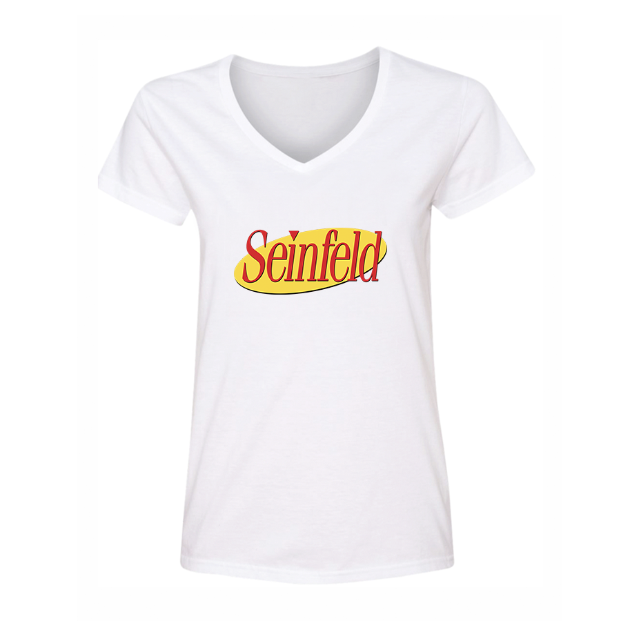 Women's Seinfeld Sitcom Show V-Neck T-Shirt