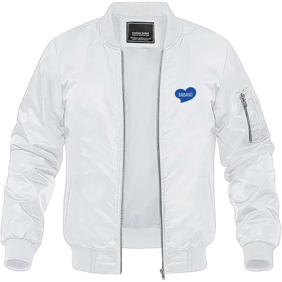Men's Barbaras Logo Lightweight Bomber Jacket