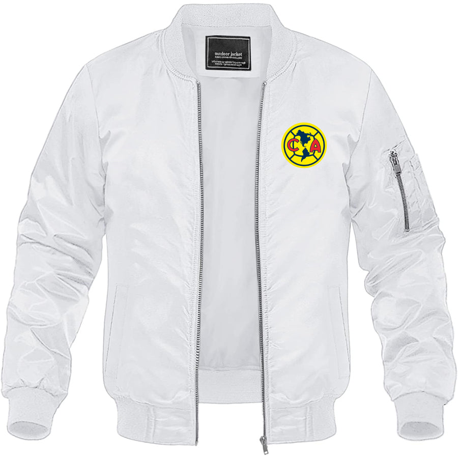 Men's Club America Football Lightweight Bomber Jacket