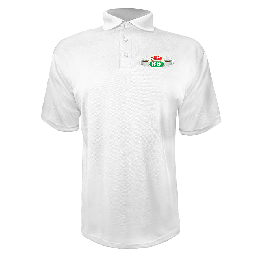 Men's Central Perk Friends Show Polyester Polo