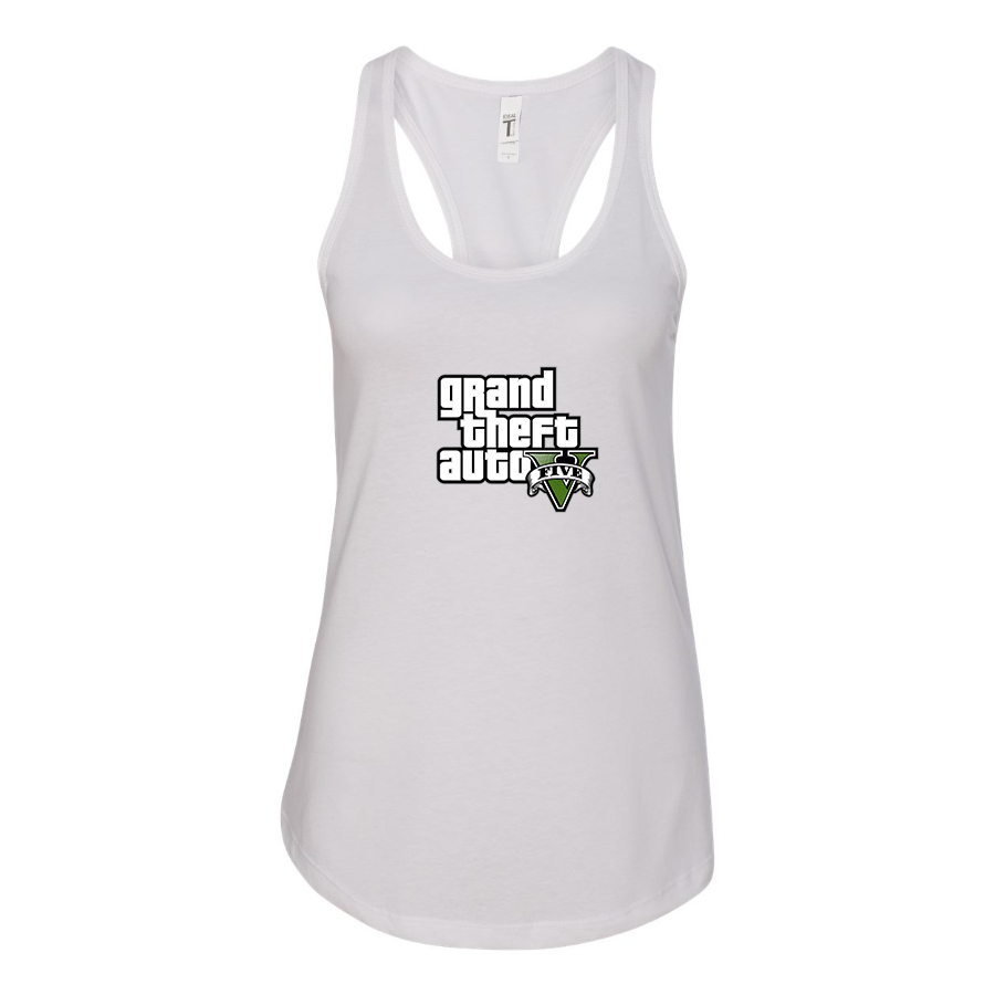 Women's GTA 5 Grand Theft Auto V Racerback Tank Top Game