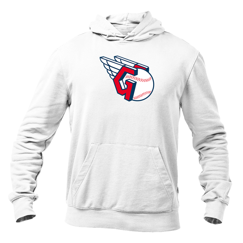 Men's Cleveland Guardians Logo Pullover Hoodie