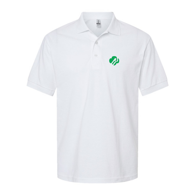 Men's Girl Scouts Logo Dry Blend Polo
