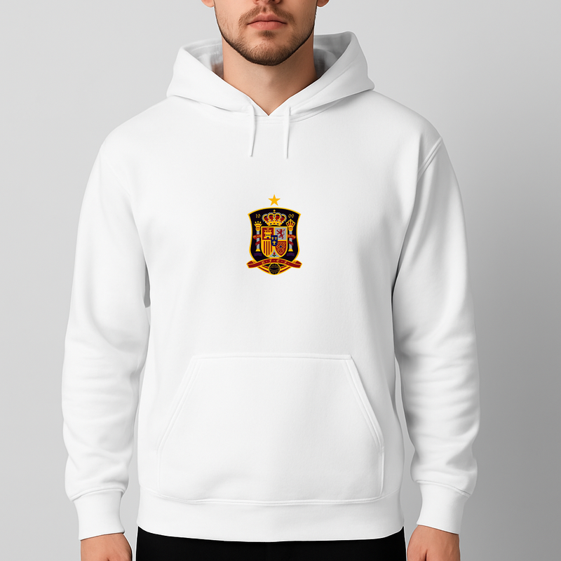 Men's Spain National Soccer Team Pullover Hoodie