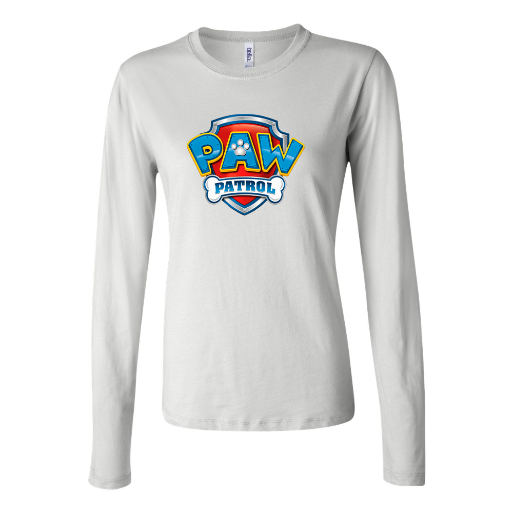 Women's Paw Patrol Cartoon Long Sleeve T-Shirt