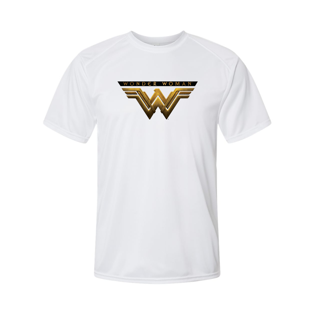 Youth Kids Wonder Woman DC Superhero Performance T-Shirt