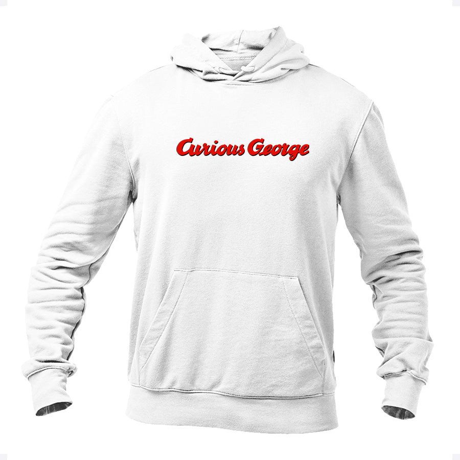 Men's Curious George Cartoon Pullover Hoodie