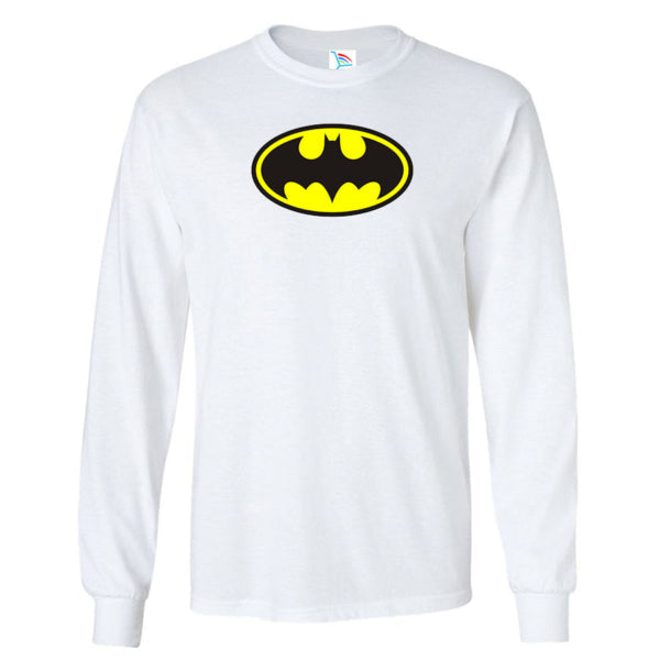 Youth Kids DC Comics Batman Superhero Long Sleeve T-Shirt