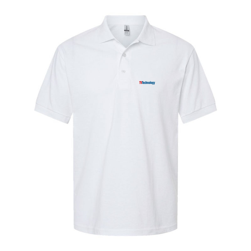 Men's TV Technology Logo Dry Blend Polo