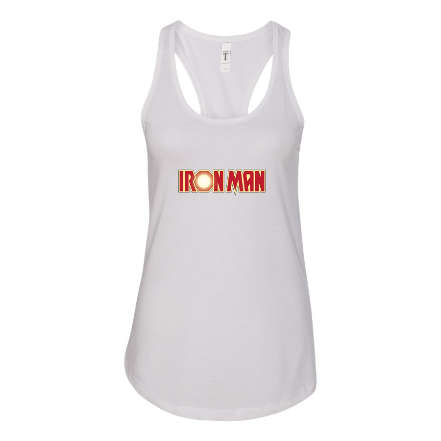 Women's Iron Man Marvel Superhero Racerback Tank Top